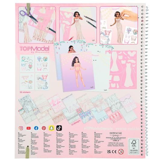 TOPModel - Wedding Colouring Book