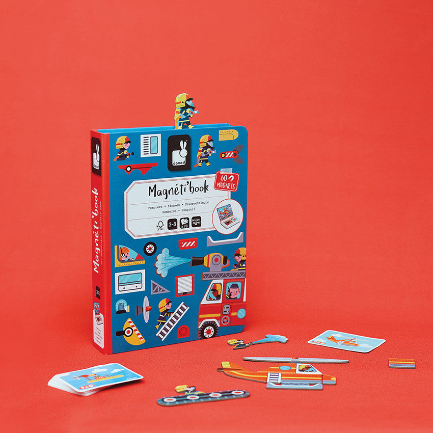 Janod - Firefighter Magnetibook