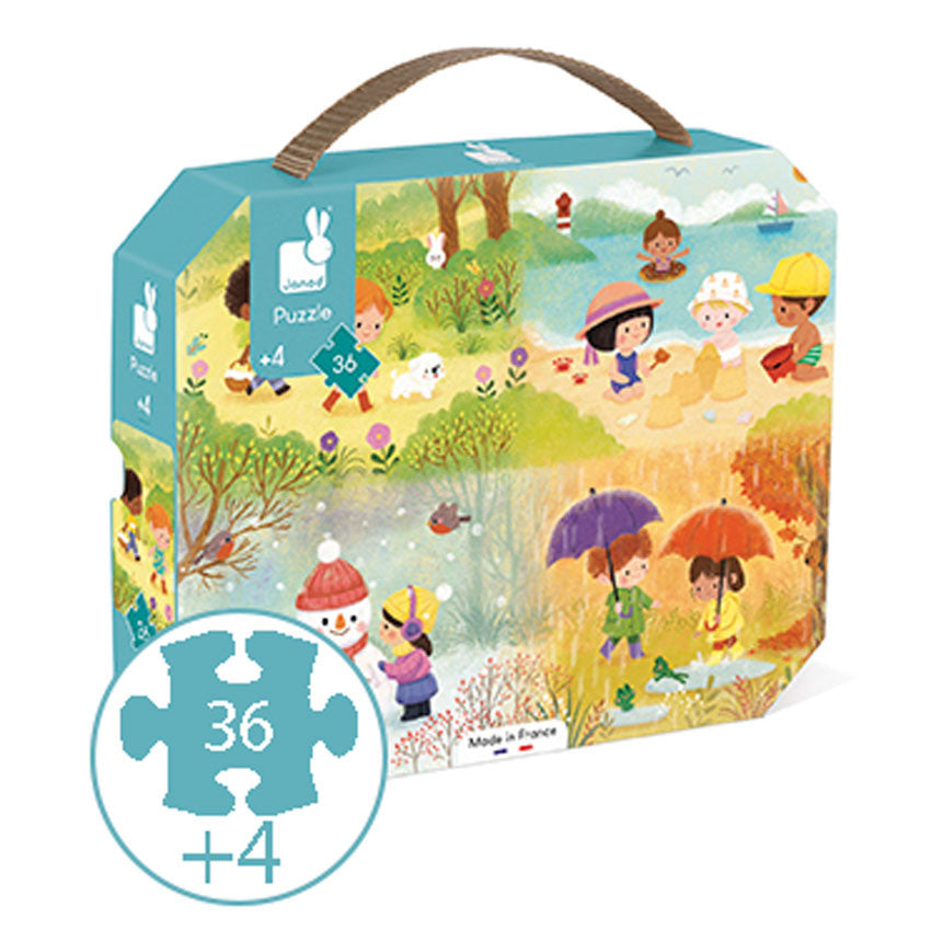 Janod - Four Seasons Puzzle - 36pc