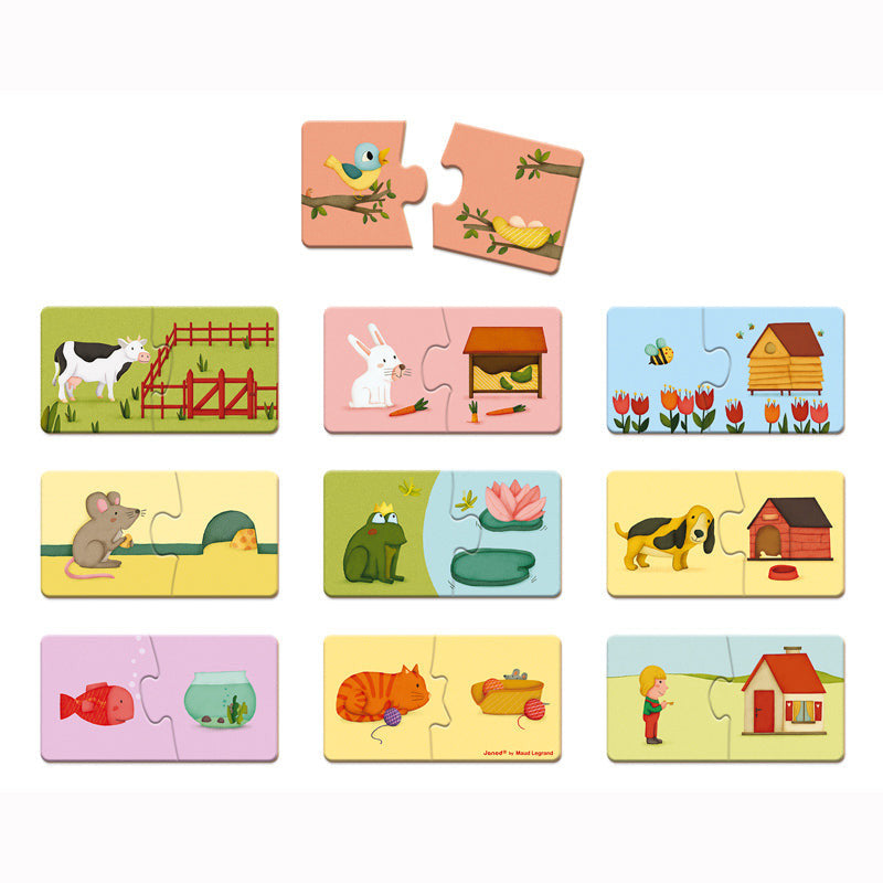 Janod Puzzle Duonimo