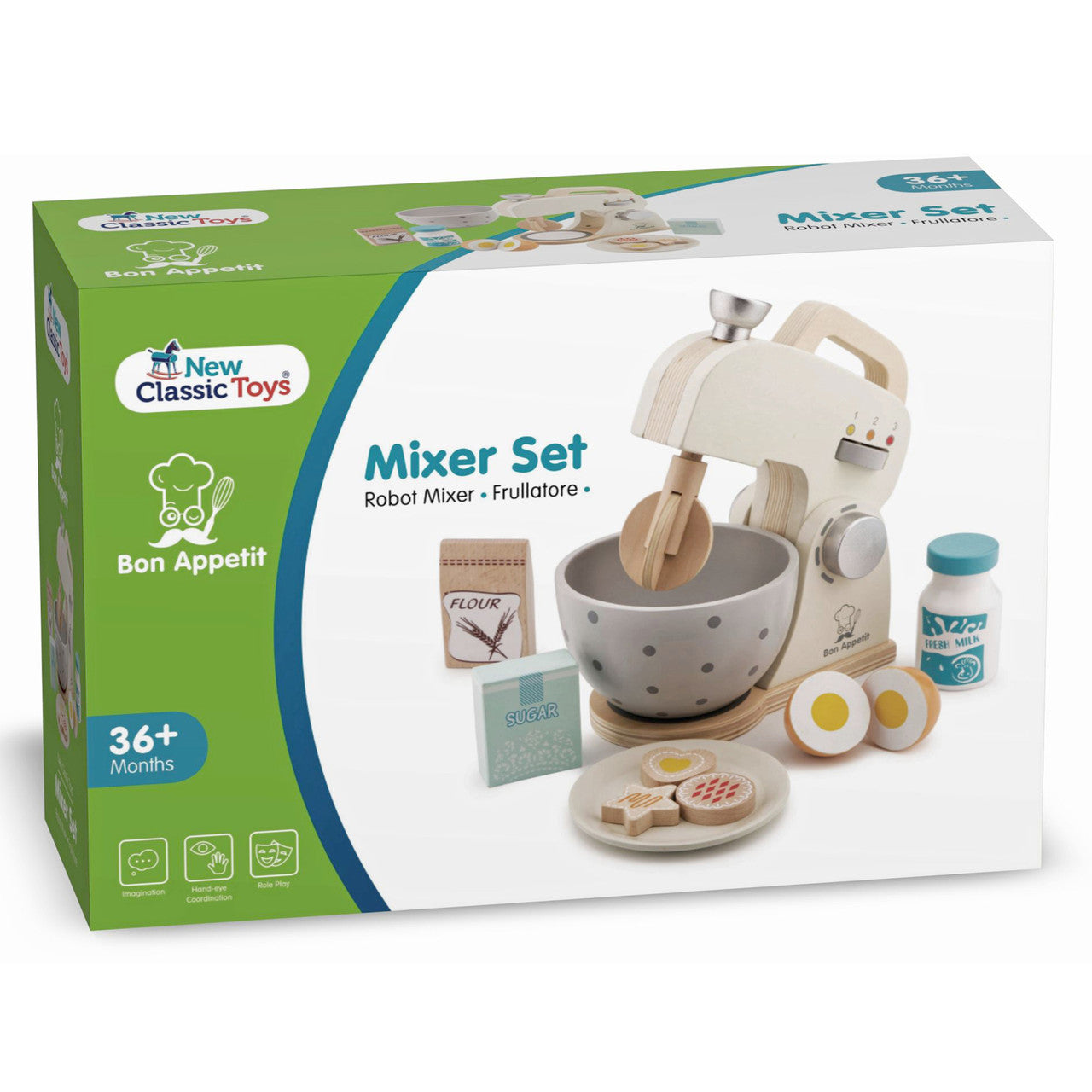 New Classic Toys - Baking Set - White