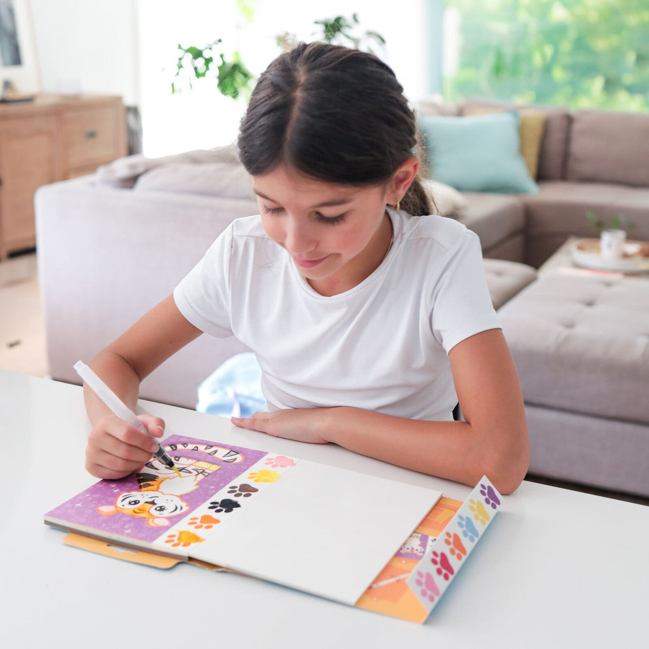 Tiger Tribe - Paint-a-Picture Set: Wild Animals
