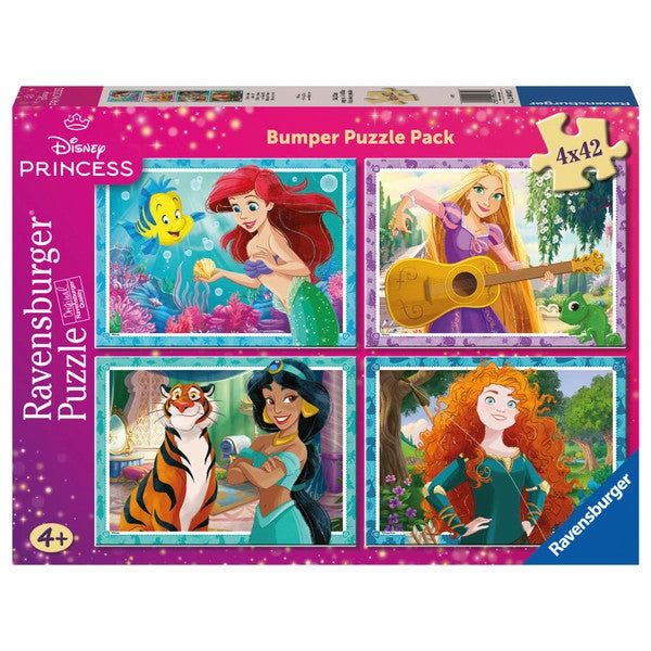 Ravensburger 4x42pc - Princess Bumper Puzzle Pack