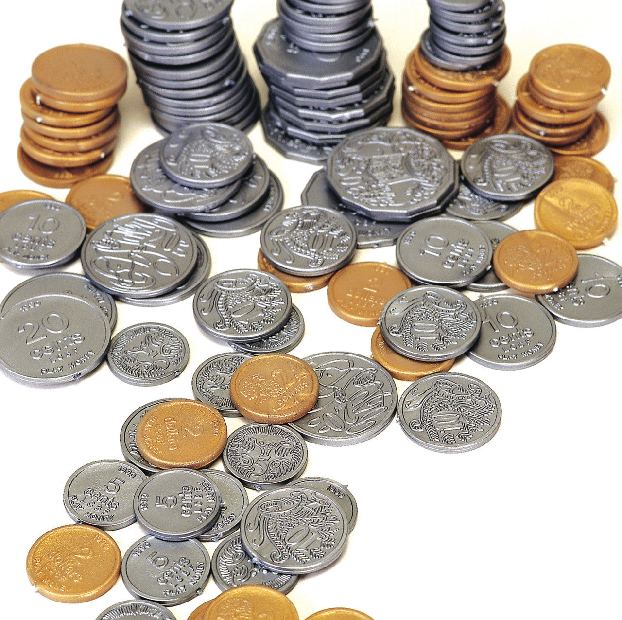 Learning Can Be Fun - Play Money - Australian Coins in Jar 342pc