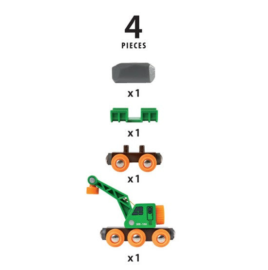 Brio - Clever Crane Wagon and Vehicle