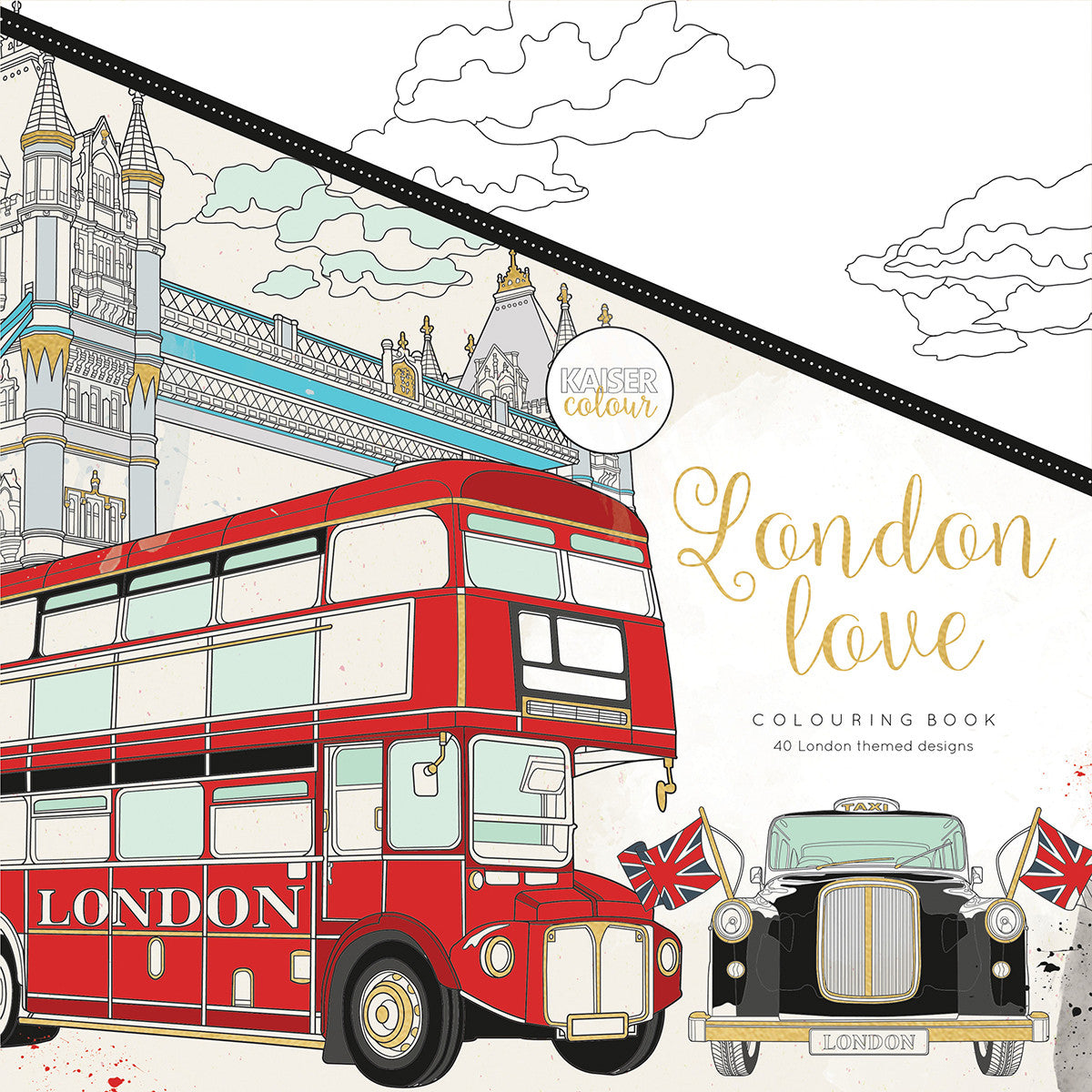 Kaisercolour - Colouring Book - London Love