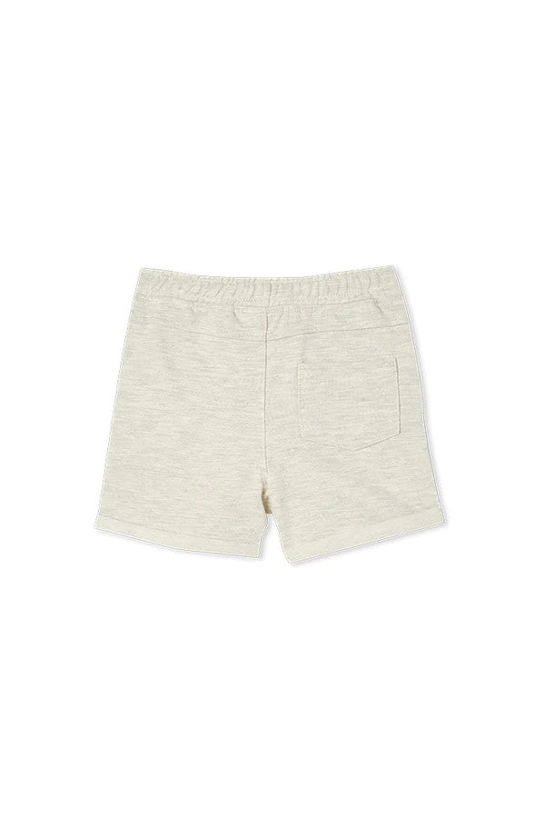 Almond Fleece Short