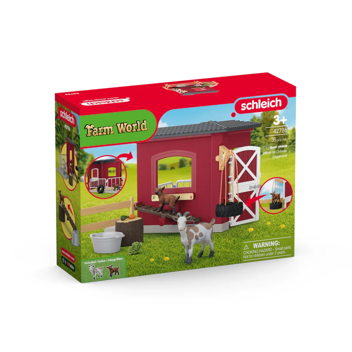 Schleich Farm Life - Goat Stable 42726