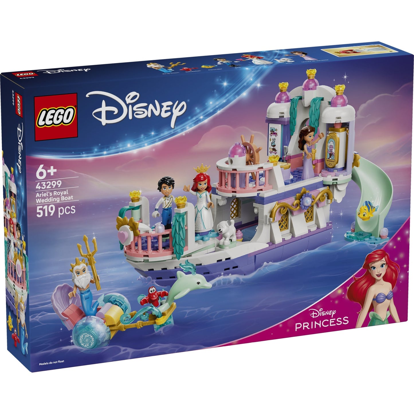 LEGO® | Disney Princess Ariel’s Royal Wedding Boat 43299