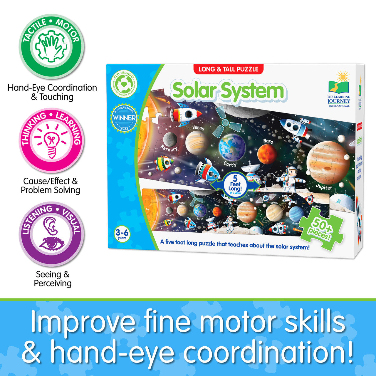 The Learning Journey - Long & Tall Puzzle - Solar System