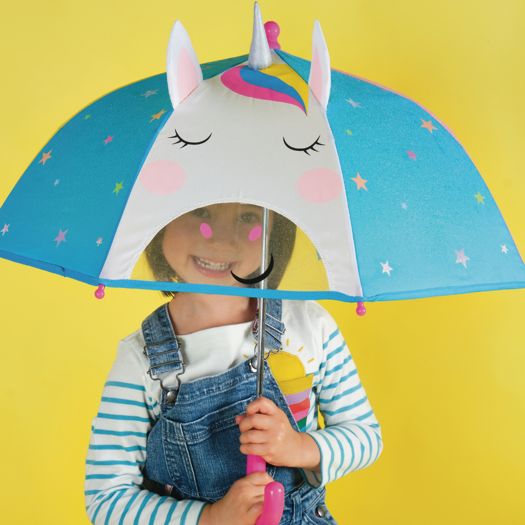 Floss & Rock - Colour Changing 3D Umbrella - Unicorn