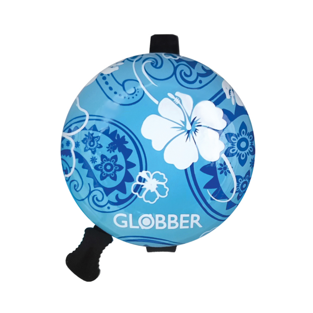 Globber - Scooter Bell - Pastel Blue - Flowers