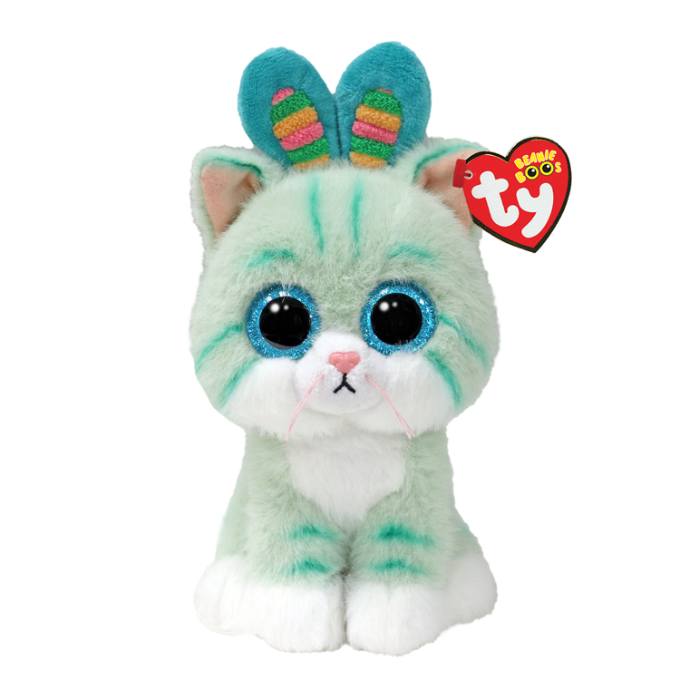 TY Beanie Boos Regular - Gumdrop the Teal Cat