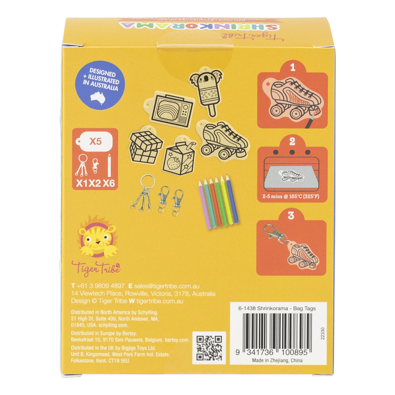Tiger Tribe Shrinkorama - Bag Tags