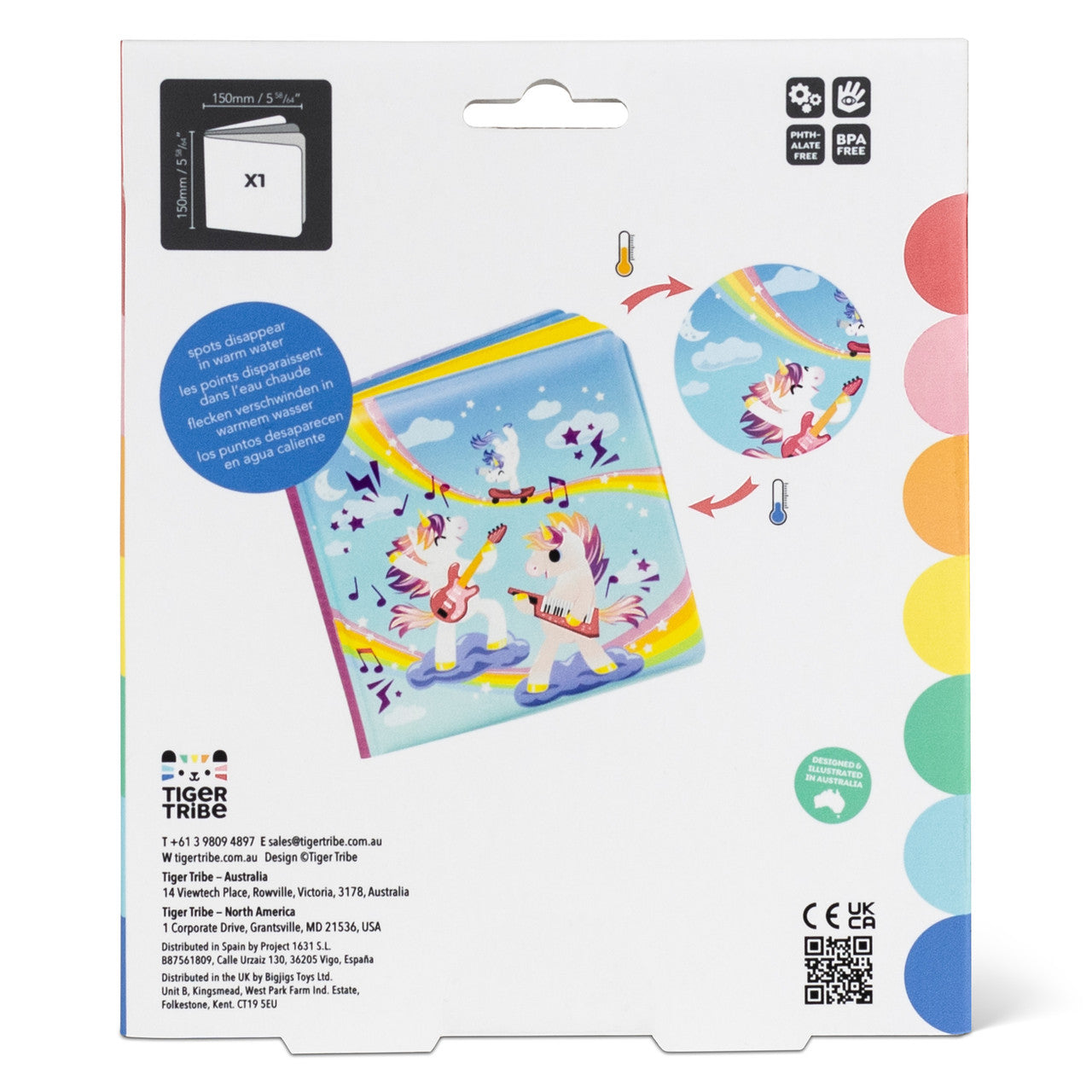 Tiger Tribe - Magic Bath Book - Magic Unicorns