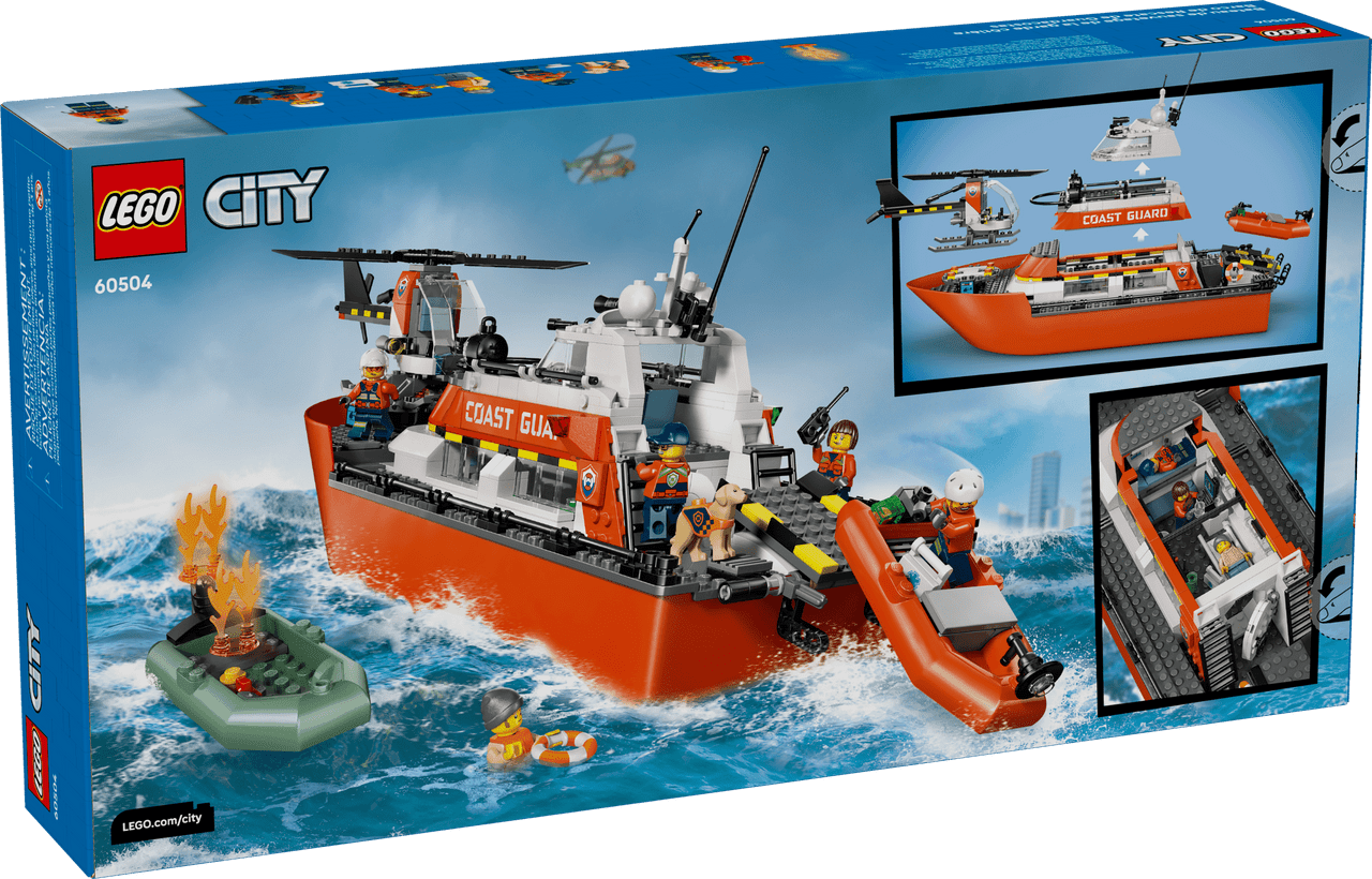 LEGO City - Coast Guard Rescue Boat & Helicopter 60504