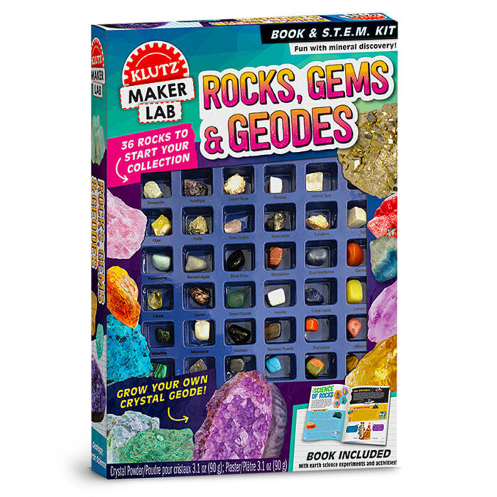Klutz - Maker Lab: Rocks, Gems & Geodes