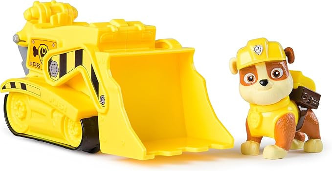 Paw Patrol Basic Vehicle - Rubble Bulldozer NEW