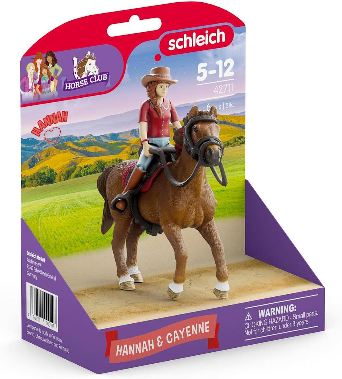 Schleich Horse Club - Hannah & Cayenne 42711