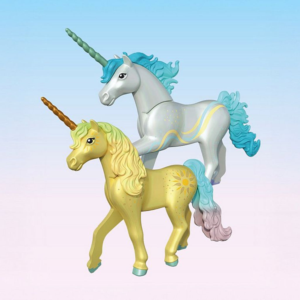 PLAYMOBIL Collectible Unicorn: Sunshine Blossom with Fairy 71842