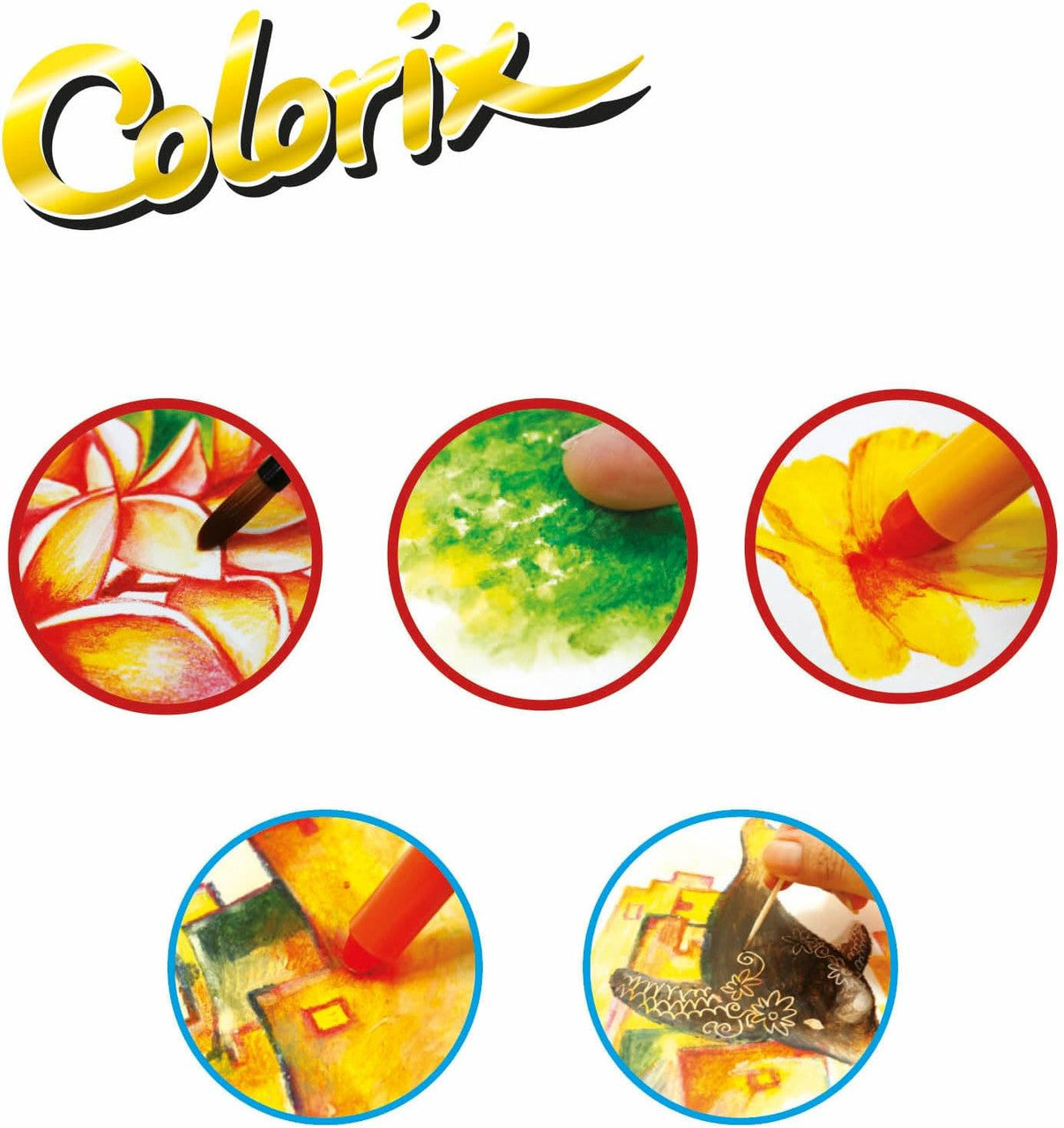 Amos - Colorix Silky Crayons 6pk