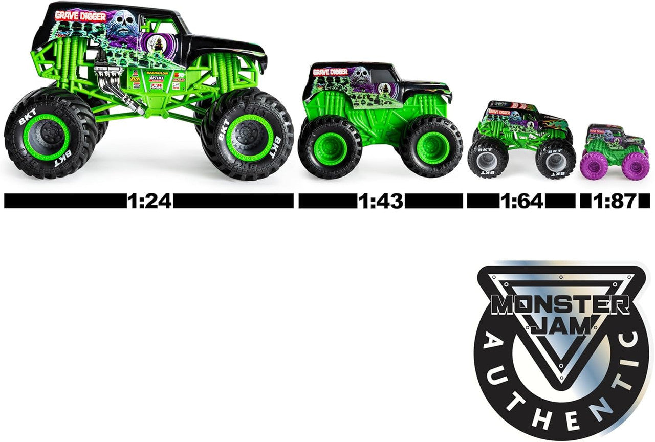 Monster Jam - Marvel Official Diecast Monster Trucks 1:64 - Captain America Vs Winter Soldier