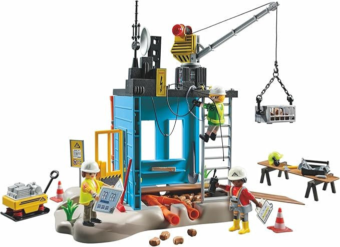 Playmobil - Action Heroes - Construction Site Promo Pack 71650
