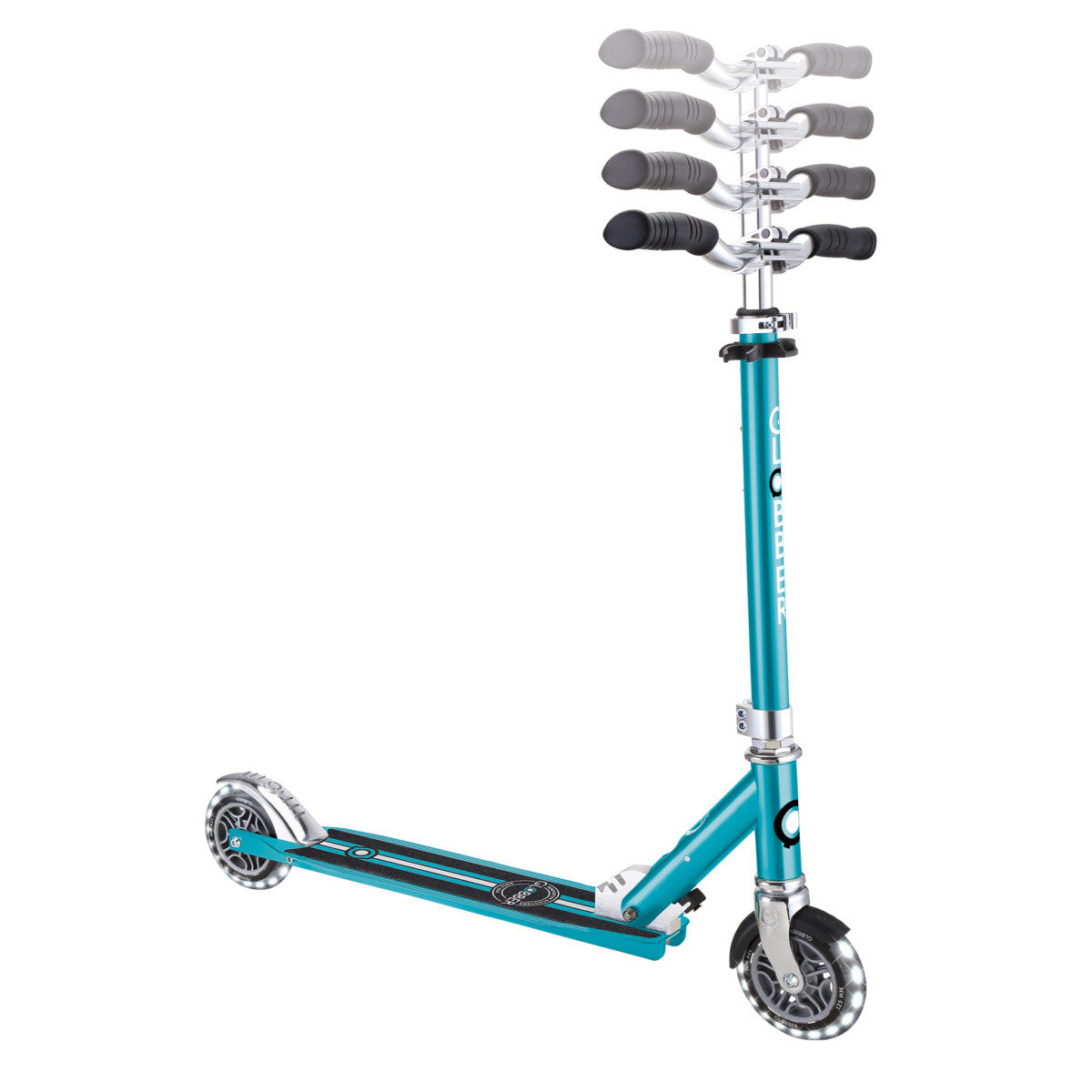 Globber - FLOW ELEMENT Comfort LIGHTS Scooter - Aqua