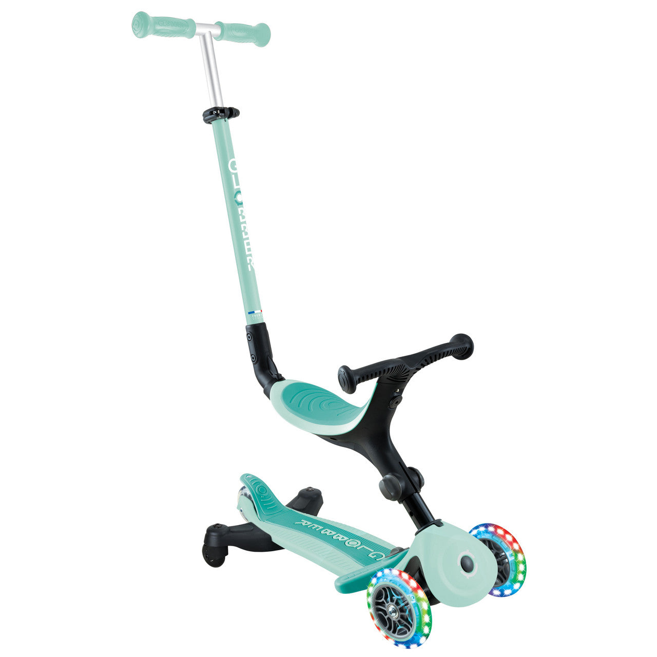 Globber - GO UP ACTIVE Lights 360 Ride-On Scooter - Mint