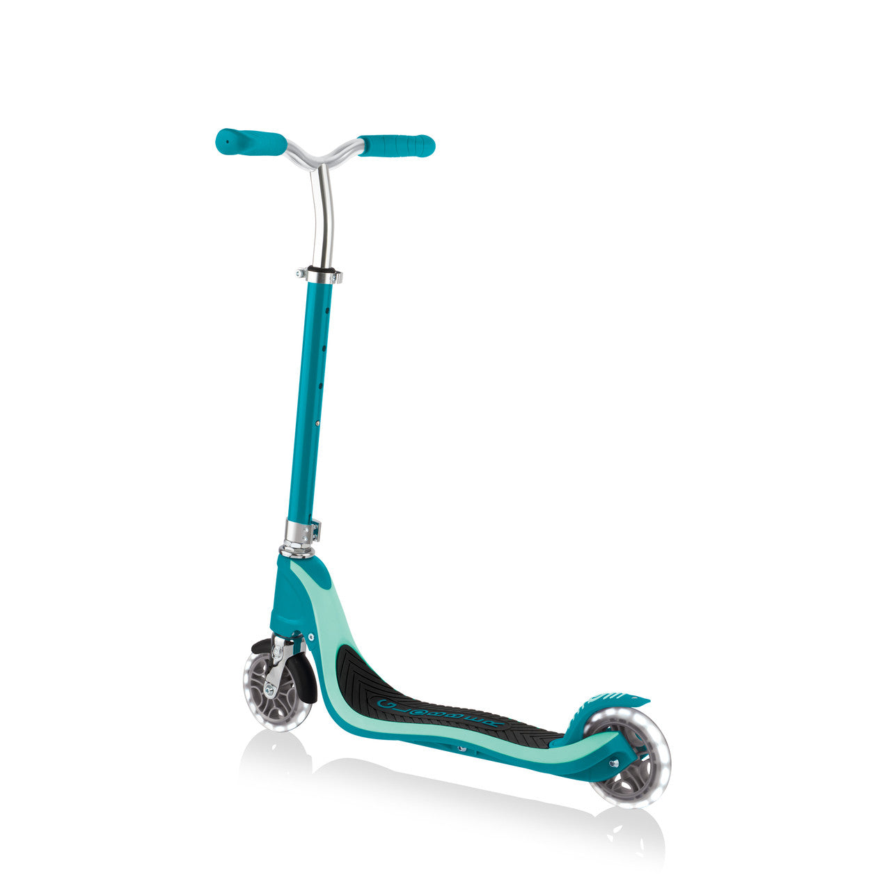Globber - FLOW 125 Scooter with Light Up Wheels - Teal