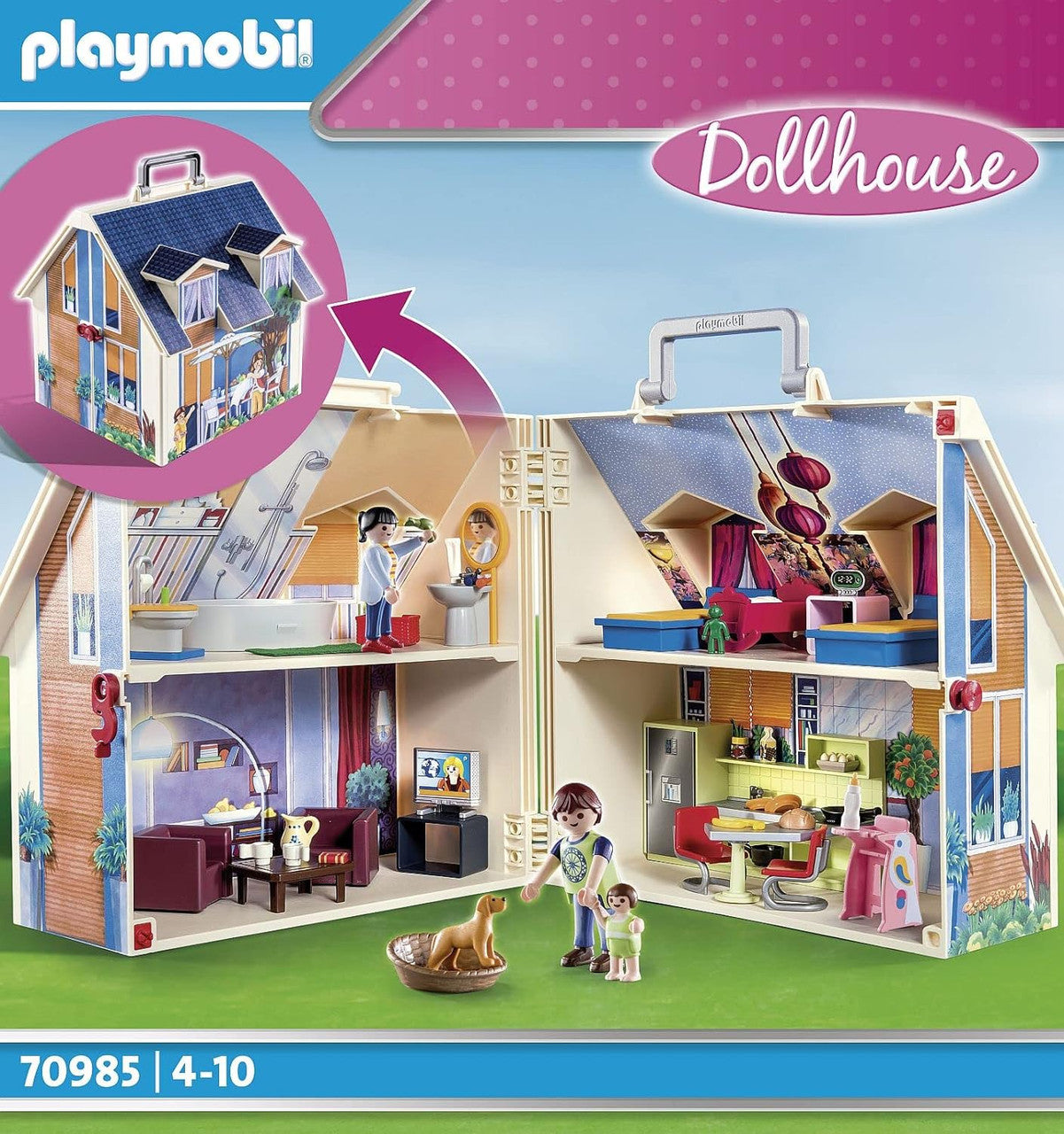 Playmobil City Life -Take Along Doll House 70985