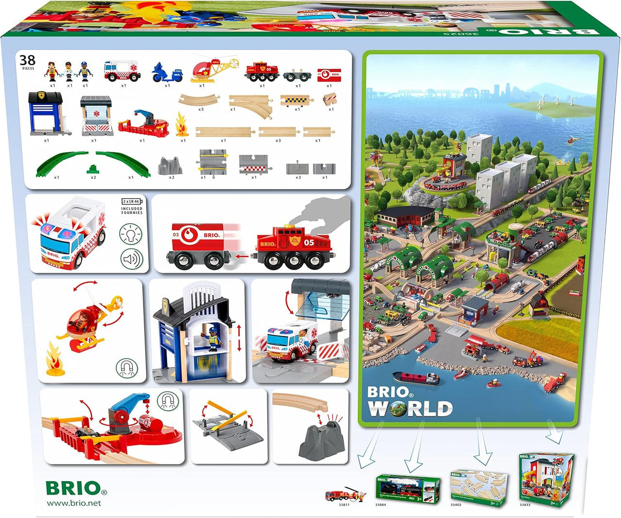BRIO World - Rescue Team Train Set 36025