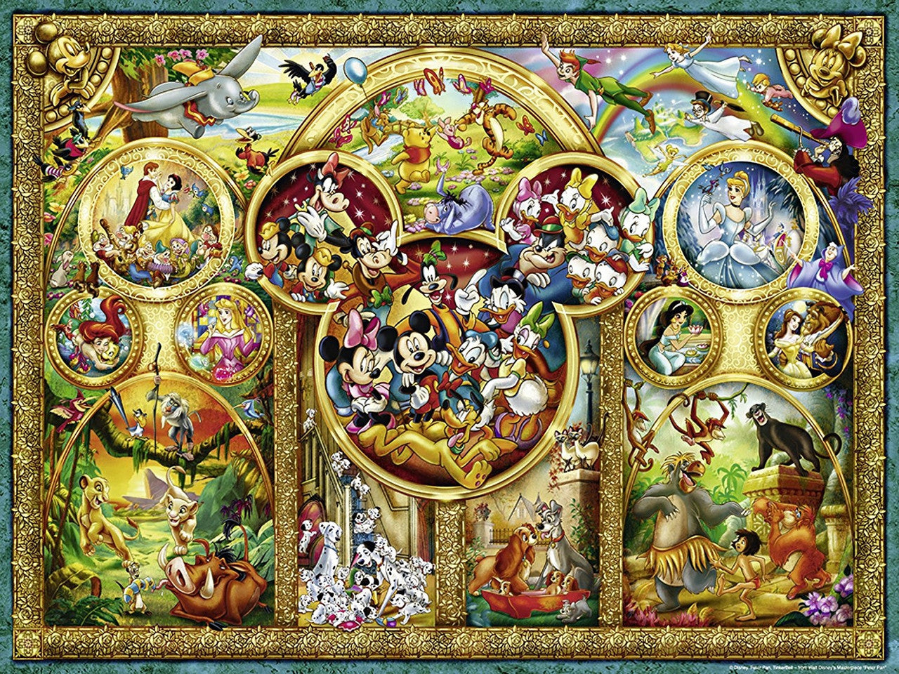 Ravensburger 1000pc - Disney Best Themes Puzzle
