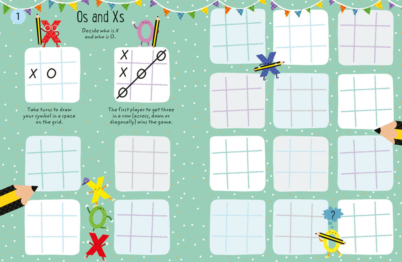 Usborne - Mini Books: Travel Pencil and Paper Games