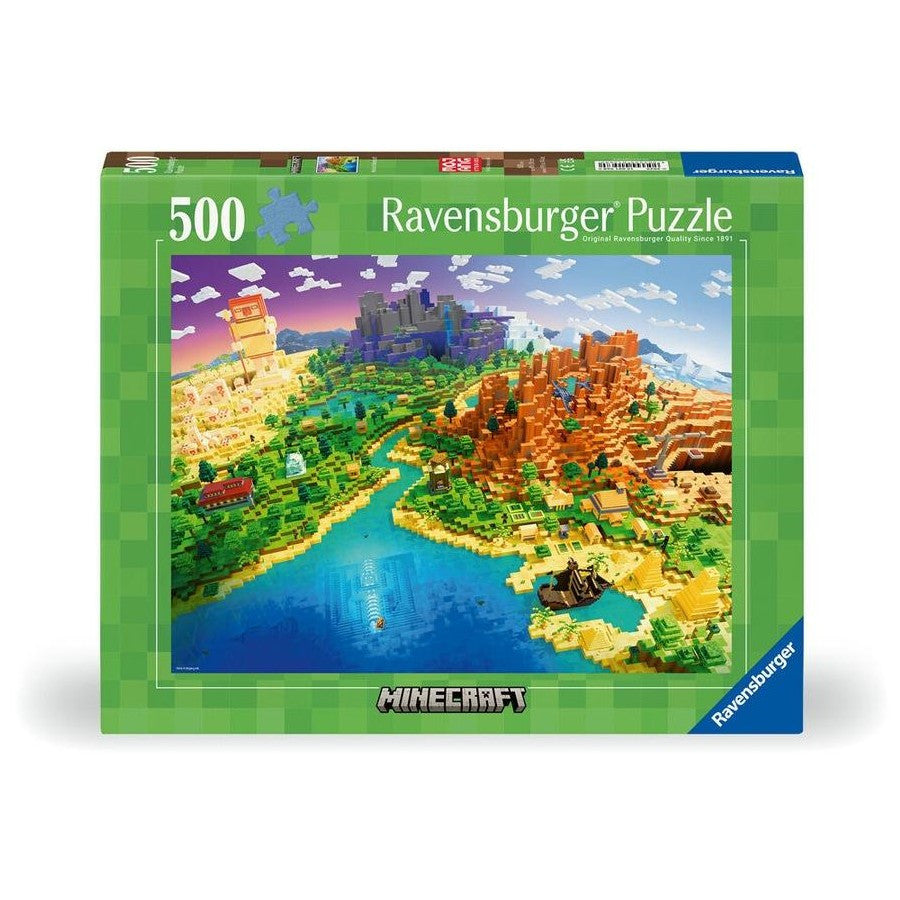 Ravensburger 500pc - World Of Minecraft Puzzle