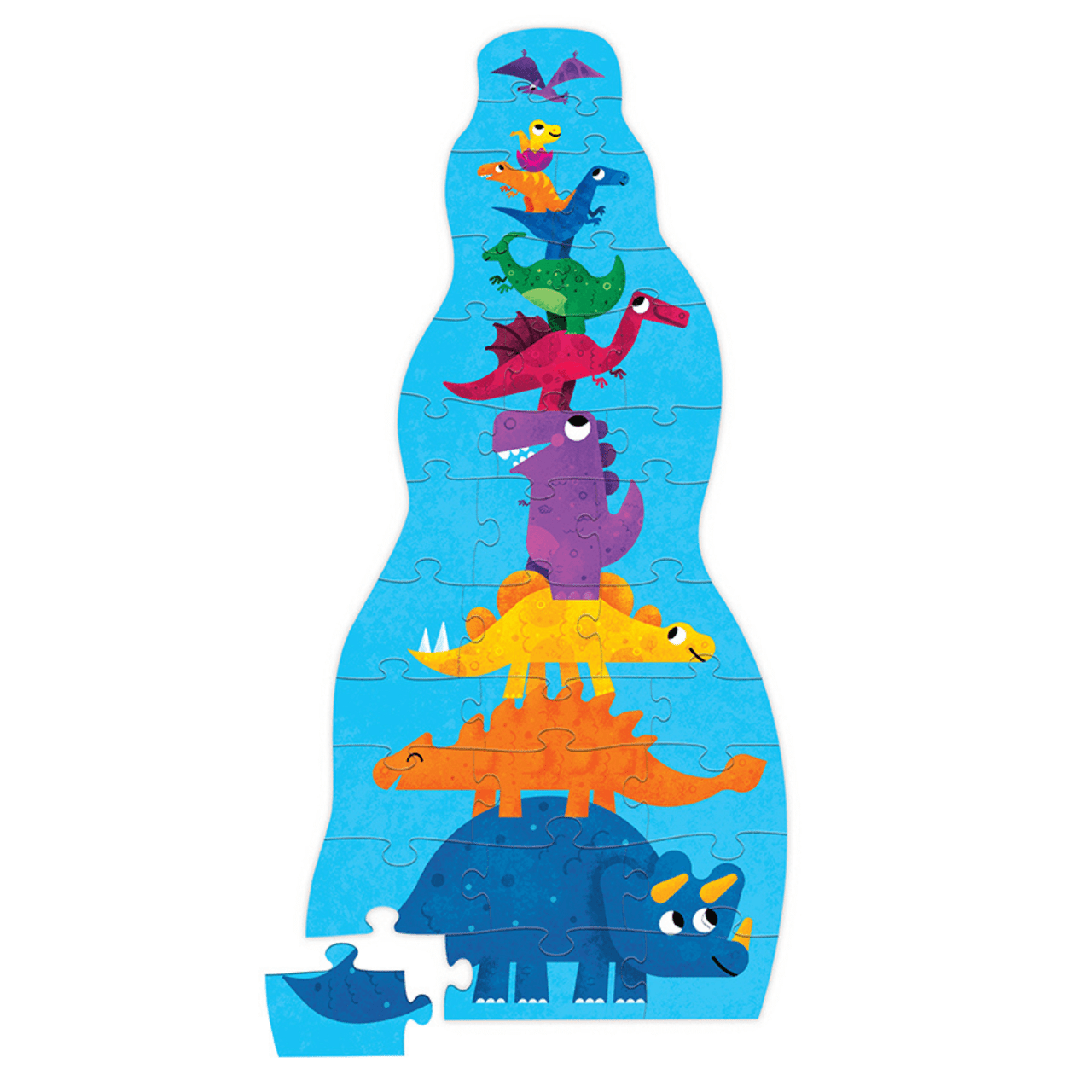 Crocodile Creek- Tower Puzzle 30 pc - Dinosaur