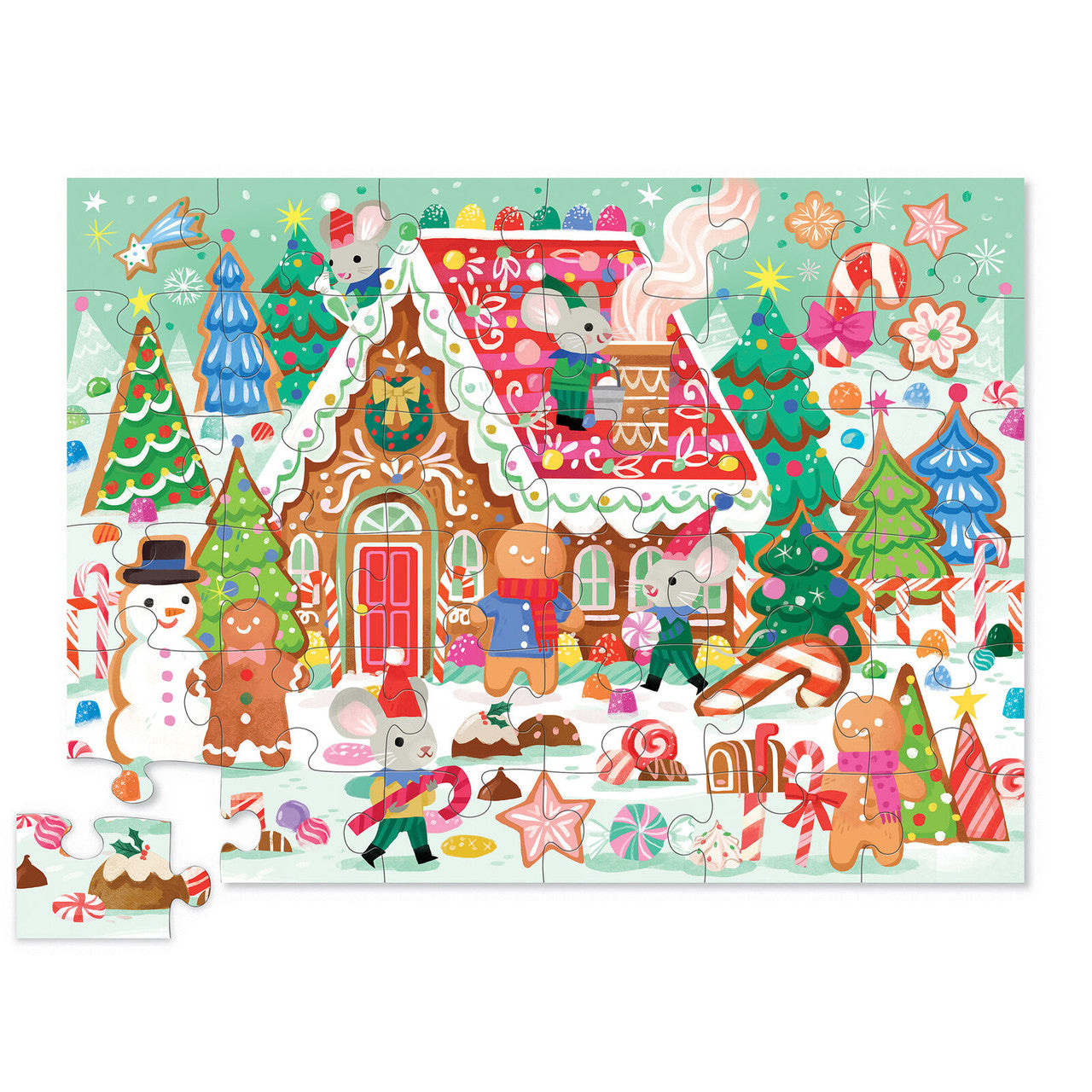 Crocodile Creek - Classic Floor Puzzle 36 pc - Gingerbread House