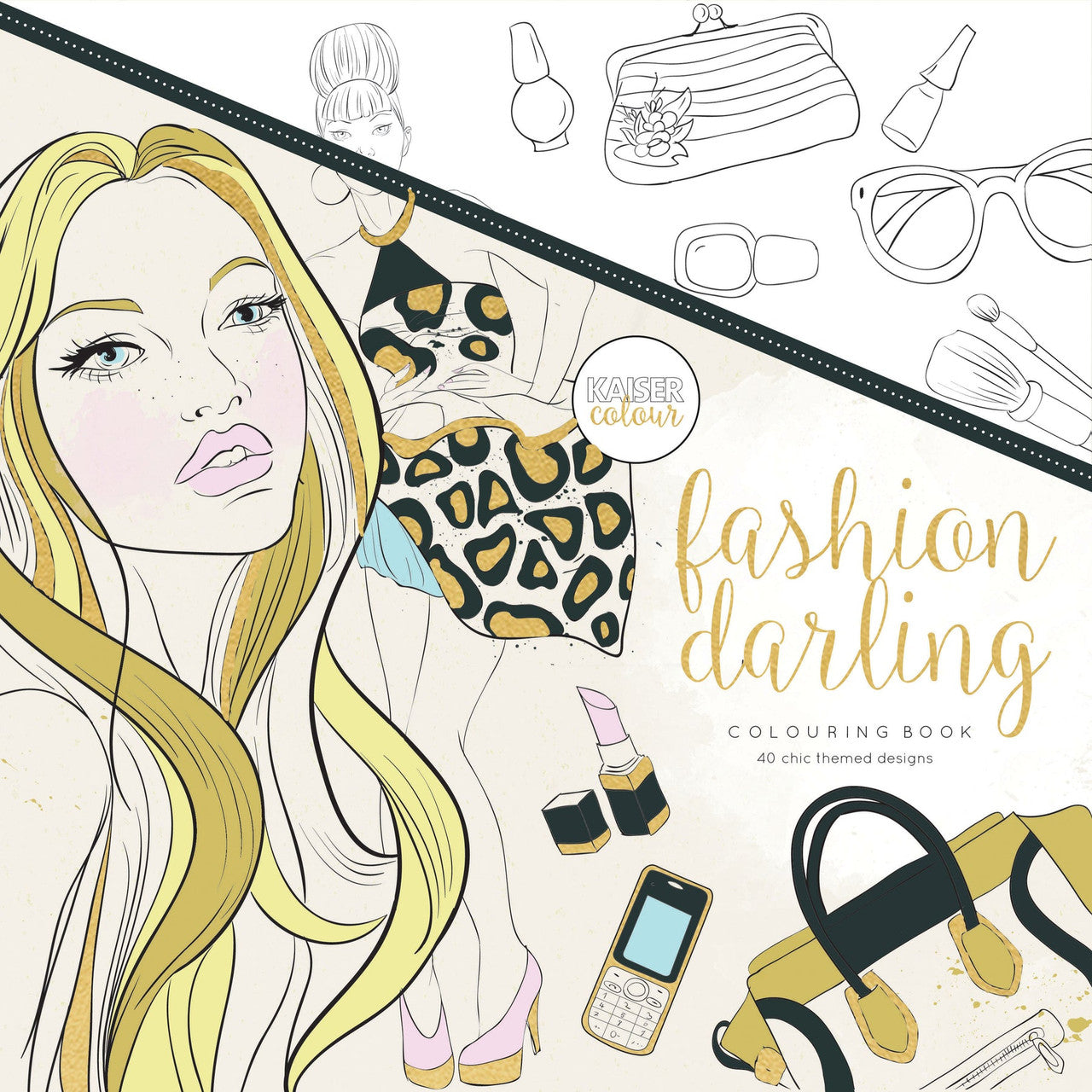 Kaisercolour - Colouring Book - Fashion Darling