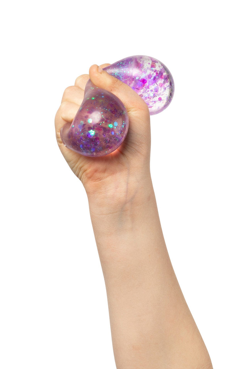 Sensory Sprouts - Galaxy Glitter Balls Purple