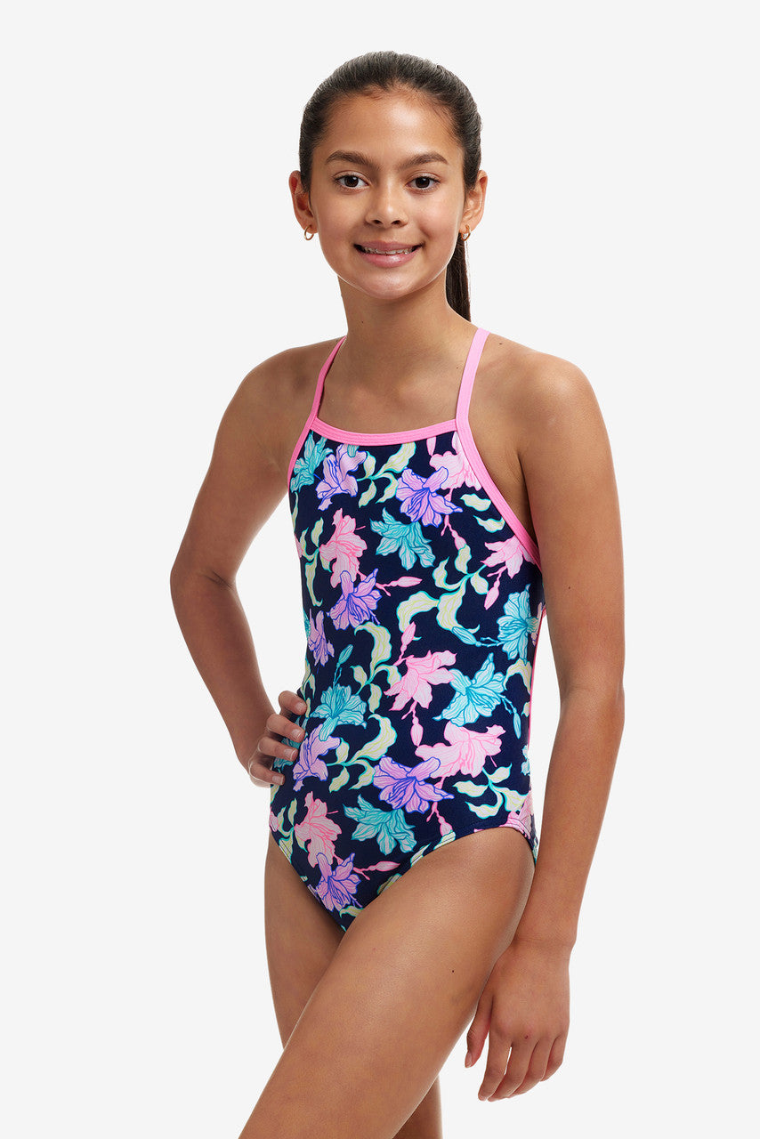 Funkita - Girls Tie Me Tight One Piece Swimmers - Fast Flow