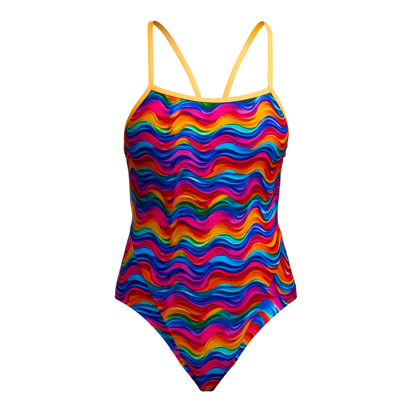 Funkita Girls Plastic Fantastic Diamond Back One Piece Swimsuit with chlorine-resistant ECO C-INFINITY fabric