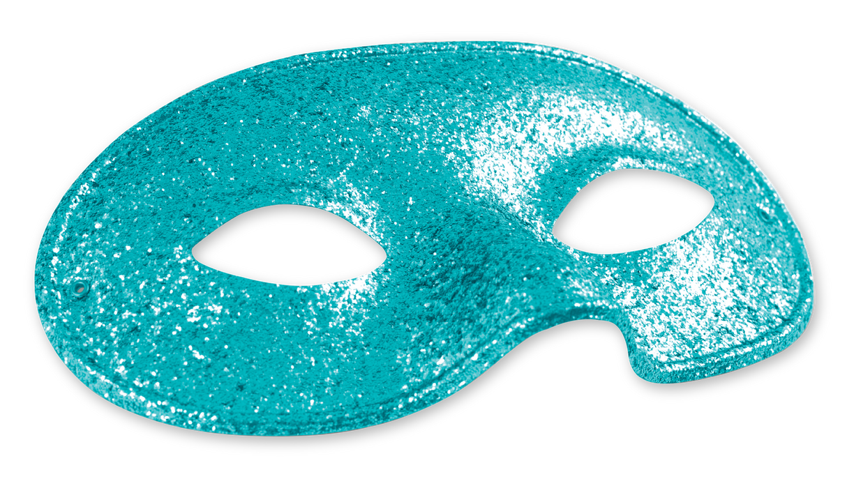 Educational Colours Glitter 200g Jar Turquoise