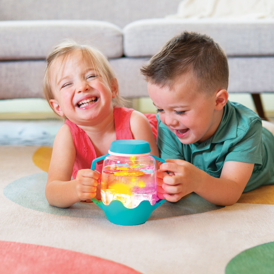 Glo Pals Sensory Play Jar - Blue