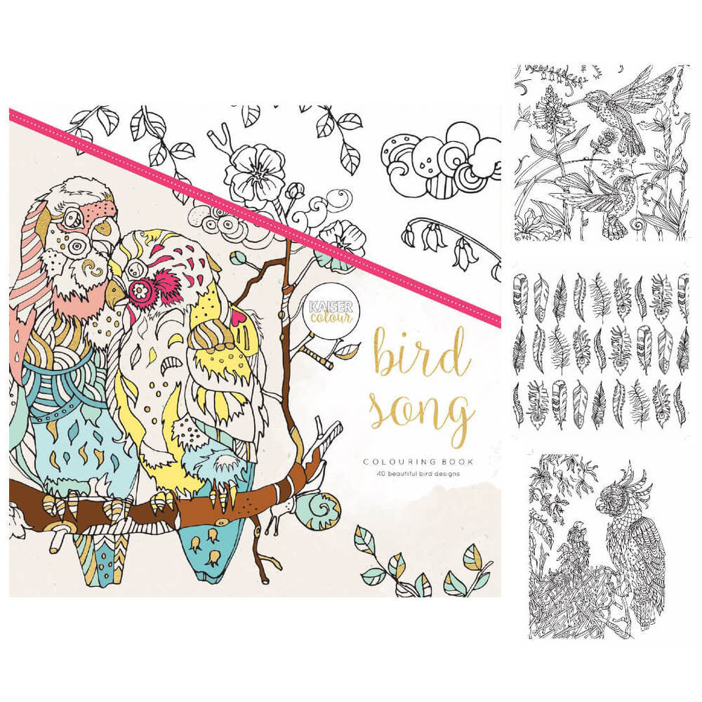 Kaisercolour - Colouring Book - Birdsong