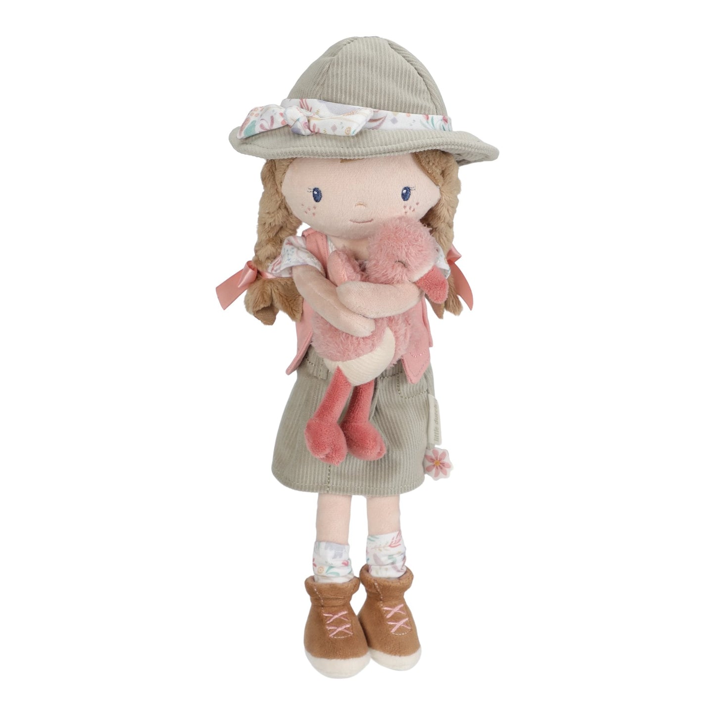 Little Dutch - Safari Friends Cuddle Doll Ranger Rosa