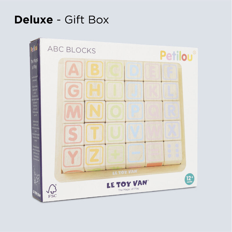 Le Toy Van - Petilou ABC Wooden Blocks 30pc