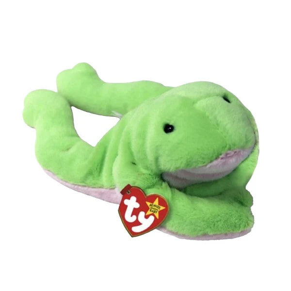 TY Original Beanie Babies - LEGS II the Green Frog