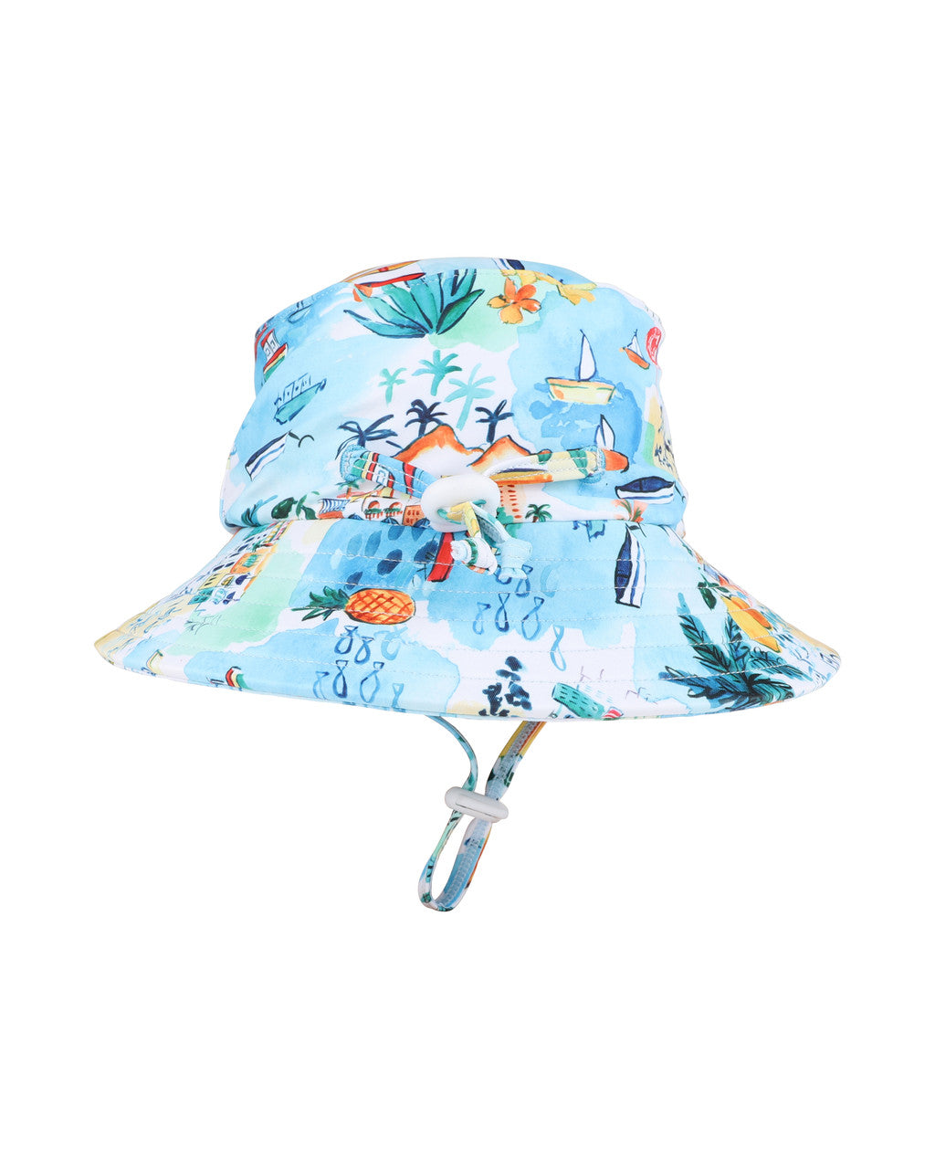 Minihaha - Luca Swim Hat with Quick Release Neck Tie
