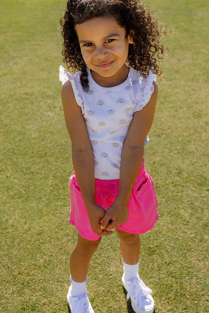 Milky - Pink Denim Shorts (sizes 2-7)