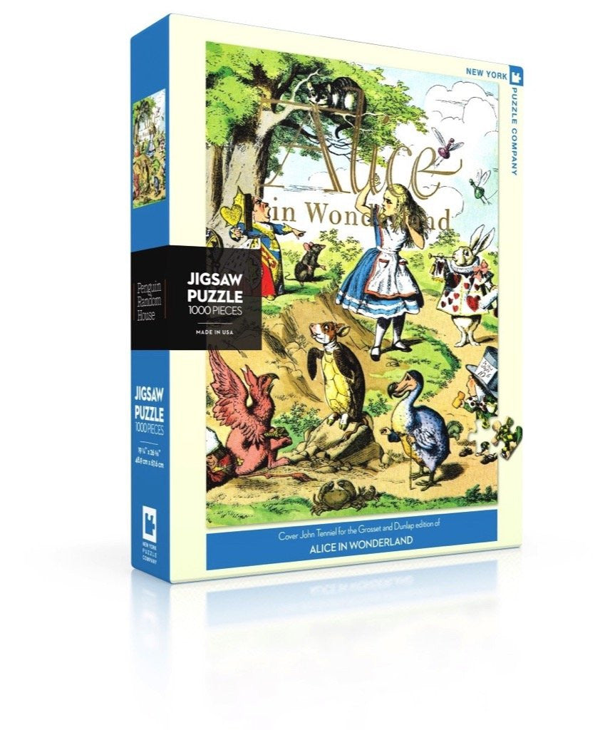 New York Puzzle Company 1000pc - Alice In Wonderland Puzzle